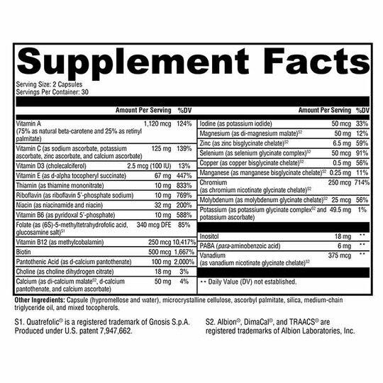 ActivNutrients without Iron, XYM